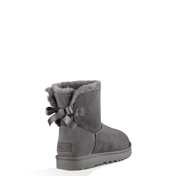 ●NEW●UGG/Women's Mini Bailey Bow II Grey - Picture 4 of 6
